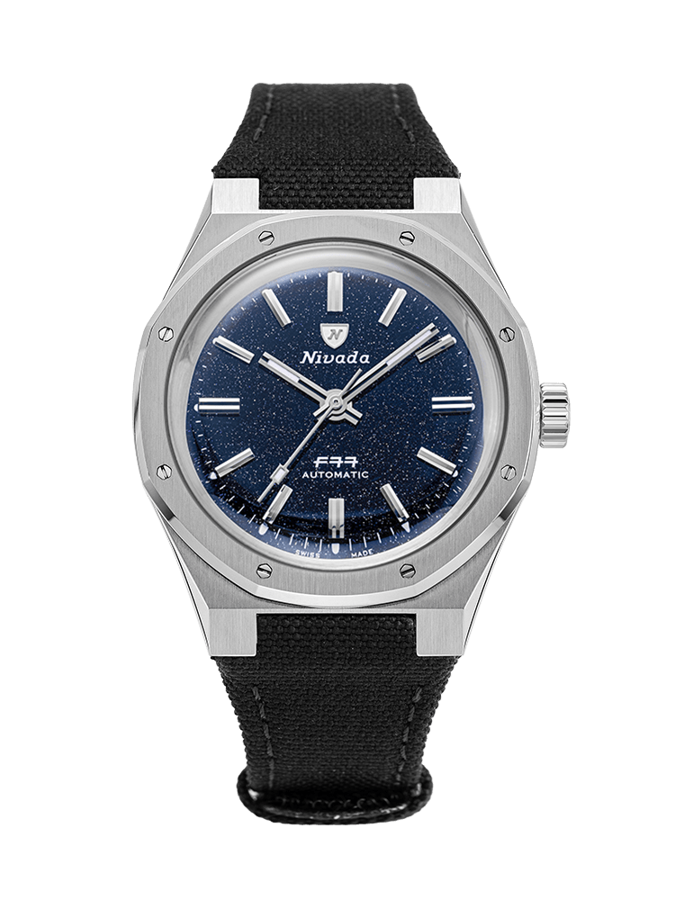 Nivada F77 Stainless Steel Dark Blue Aventurine 68010A77-BC