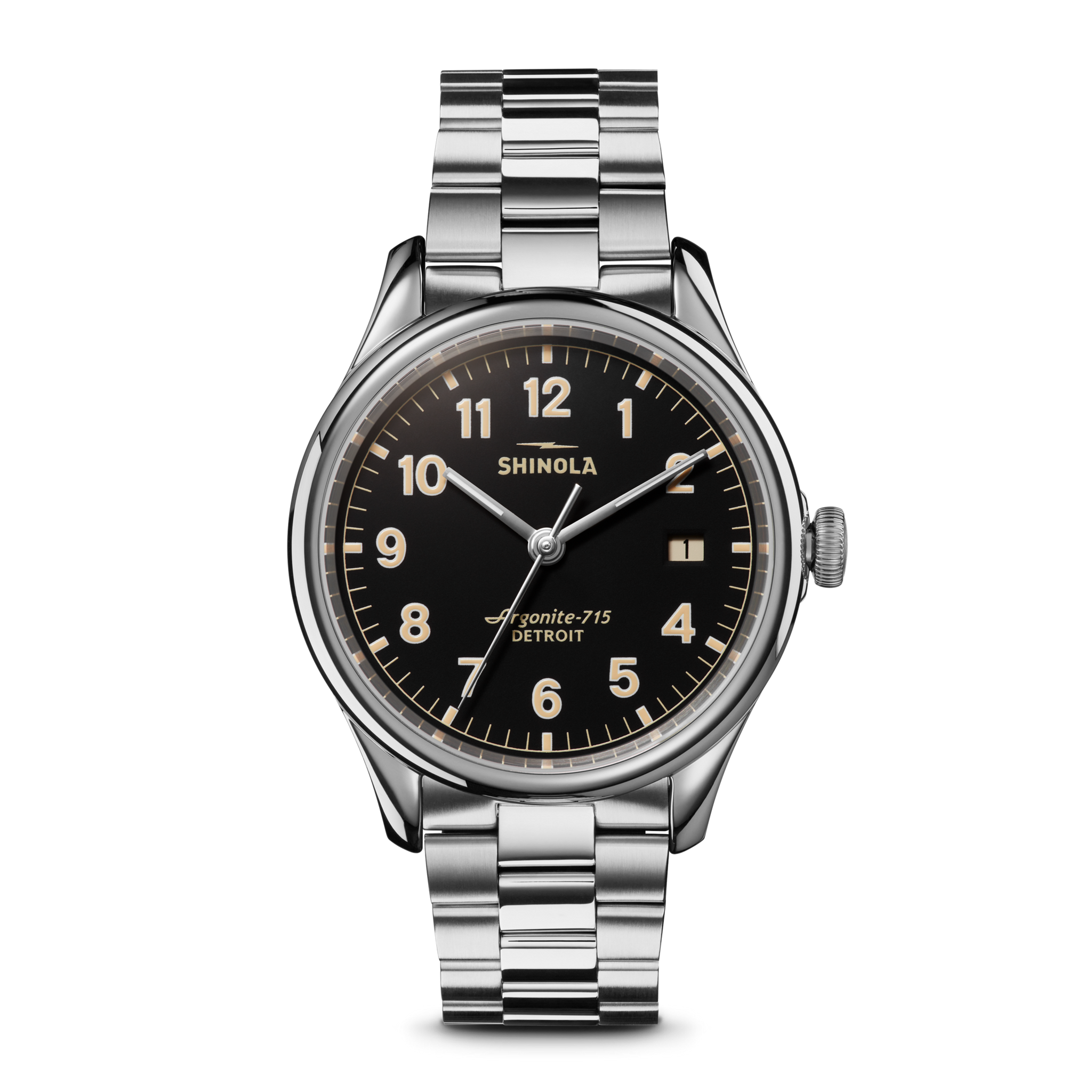 Shinola Vinton Watch S0120141278-1-Blk-38-USA