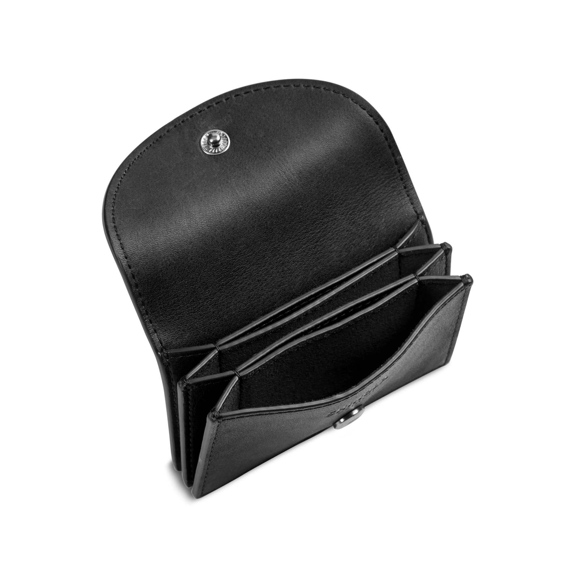 Shinola Leather Birdy Accordion Card Holder S0320295029-1-Blk-OS-VNM