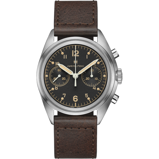 Khaki Aviation Pilot Pioneer Mechanical Chrono  H76409530