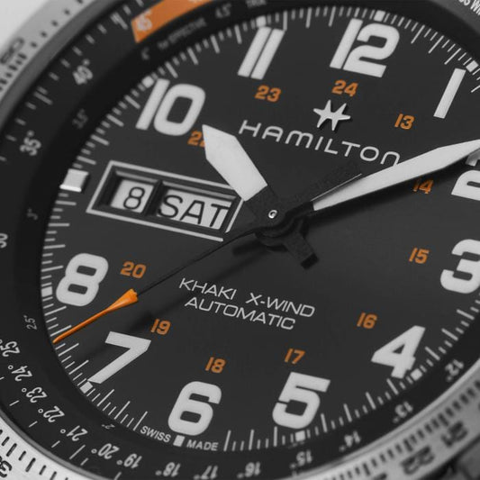 Khaki Aviation X-Wind Day Date Auto
 H77755133