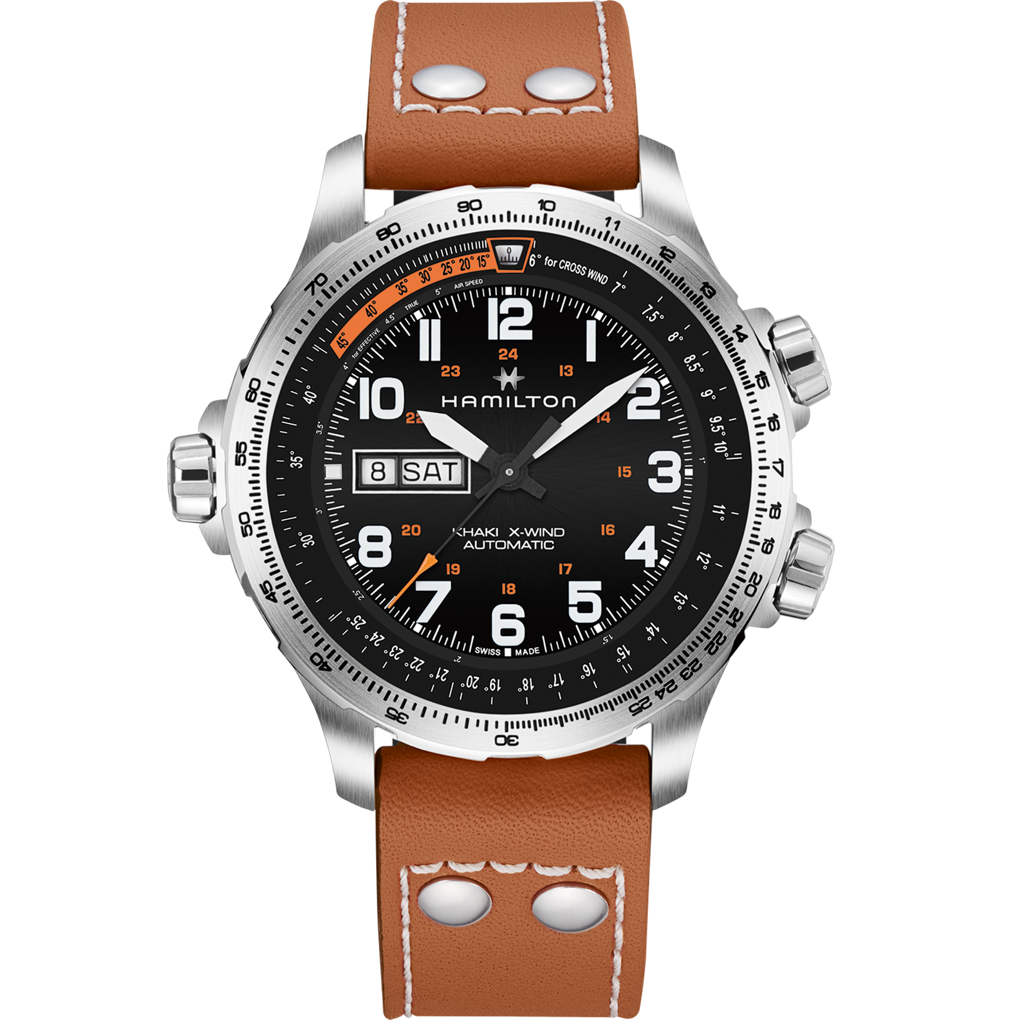 Khaki Aviation X-Wind Day Date Auto
 H77755533