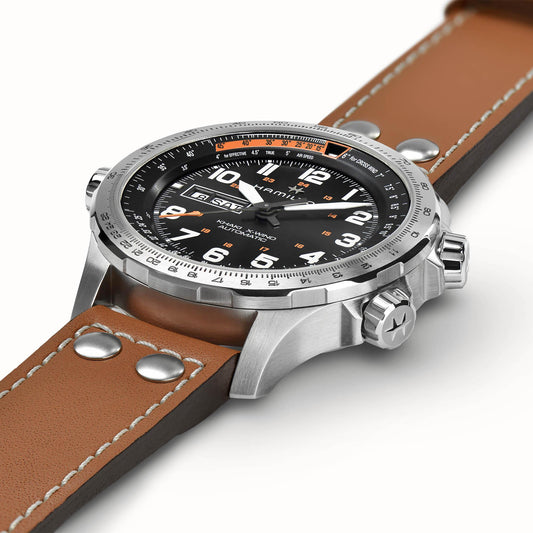 Khaki Aviation X-Wind Day Date Auto
 H77755533