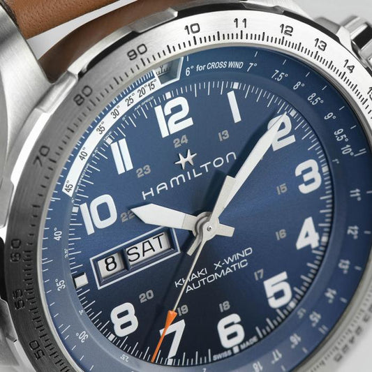 Khaki Aviation X-Wind Day Date Auto
 H77765541