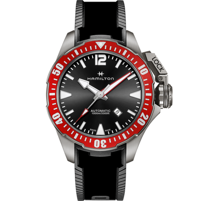 Khaki Navy Frogman Titanium Auto
 H77805335