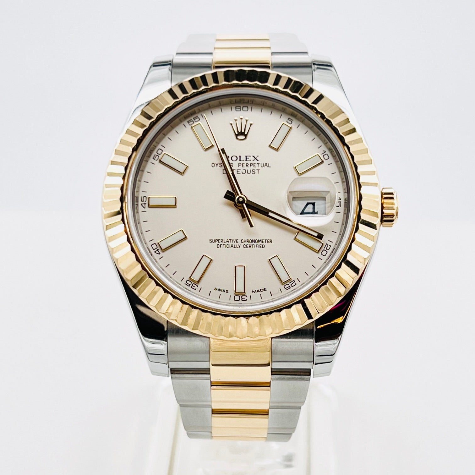 ROLEX DATEJUST 41 IVORY DIAL