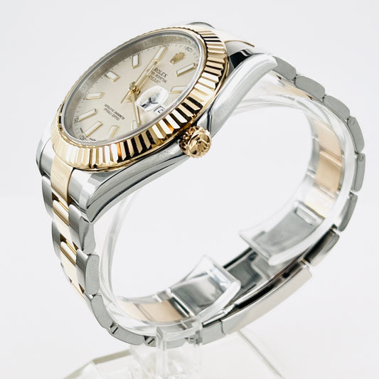 ROLEX DATEJUST 41 IVORY DIAL