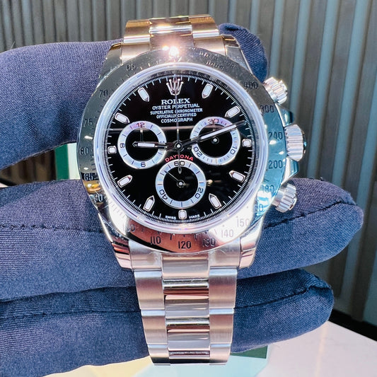 Rolex Daytona Steel Black Dial 116520