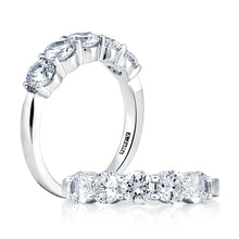 A.Jaffe Wedding Bands Four Stones Round Diamond Wedding Band MR1083/50