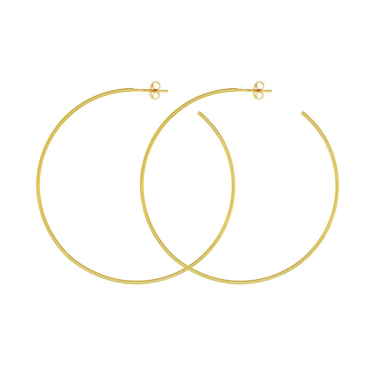 Large Gold Hoop Earrings 4690140