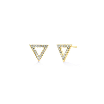 Diamond Triangle Earrings ER279WG