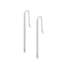 Single Stone Foundation Bar Earrings ER369