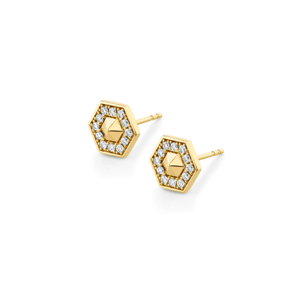 Mini Hex Studs ER507