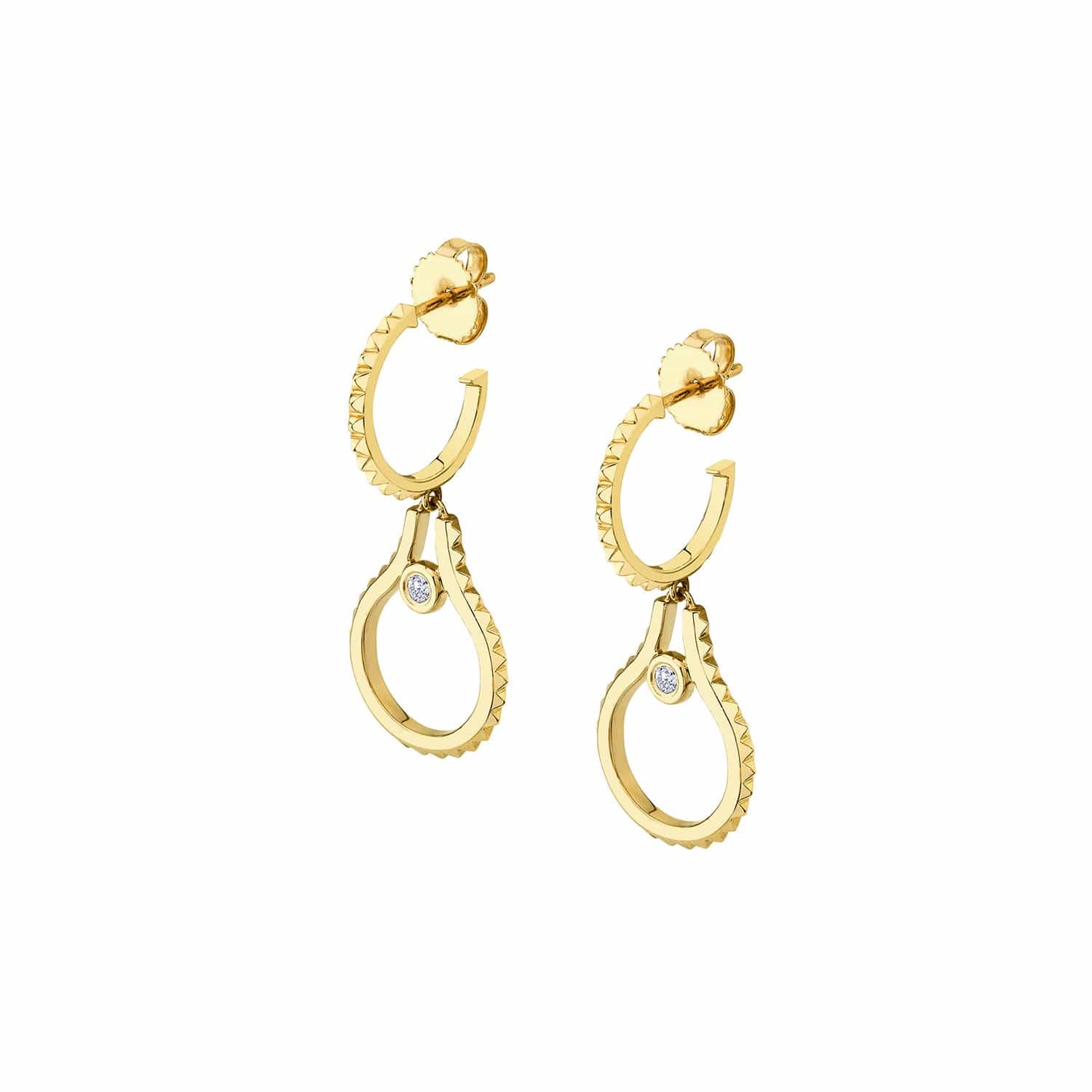 Mini Signature MM Tetra Earrings ER374