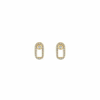 Pave Singleton Studs ER354PV