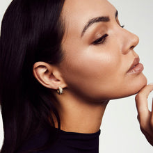 Tetra Pavé Huggie Hoops ER350-YG