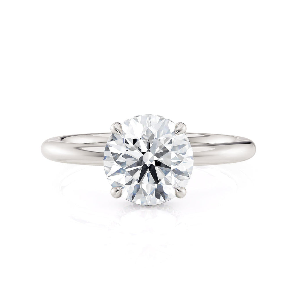 Crown R750-2 Round-Cut Diamond Solitaire