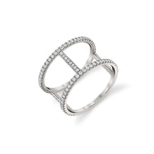 Double Bar Diamond Ring F332-YG4
