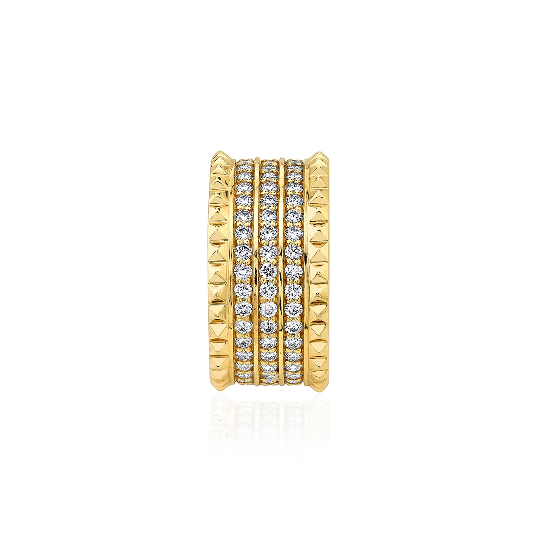 Tetra Triple Pavé Band B363YG