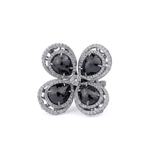 black-diamond-floral-ring