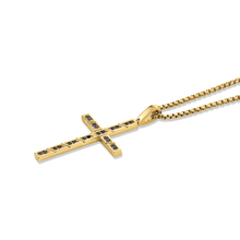 box-black-diamond-cross-pendant