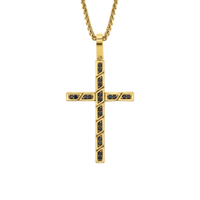 box-black-diamond-cross-pendant