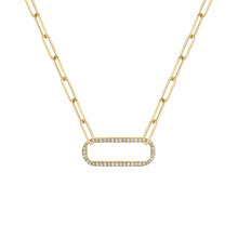 Pave Singleton Necklace CN356