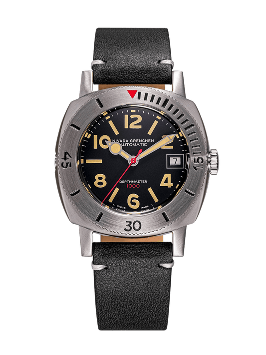 Nivada Numerals Date - Depthmaster Black 14106A09