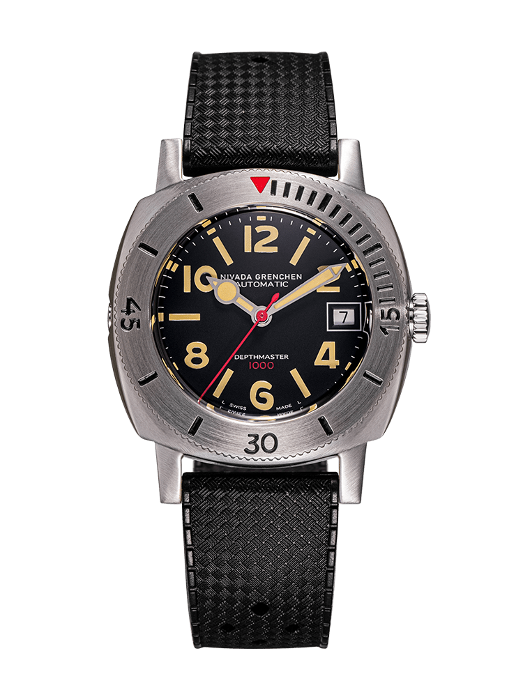 Nivada Numerals Date - Depthmaster Black 14106A01