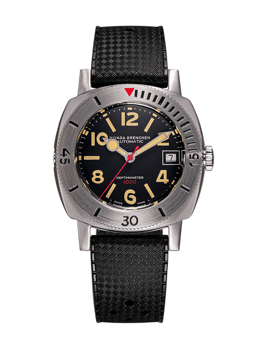 Nivada Numerals Date - Depthmaster Black 14106A01
