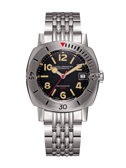 Nivada Numerals Date - Depthmaster Black 14106A04