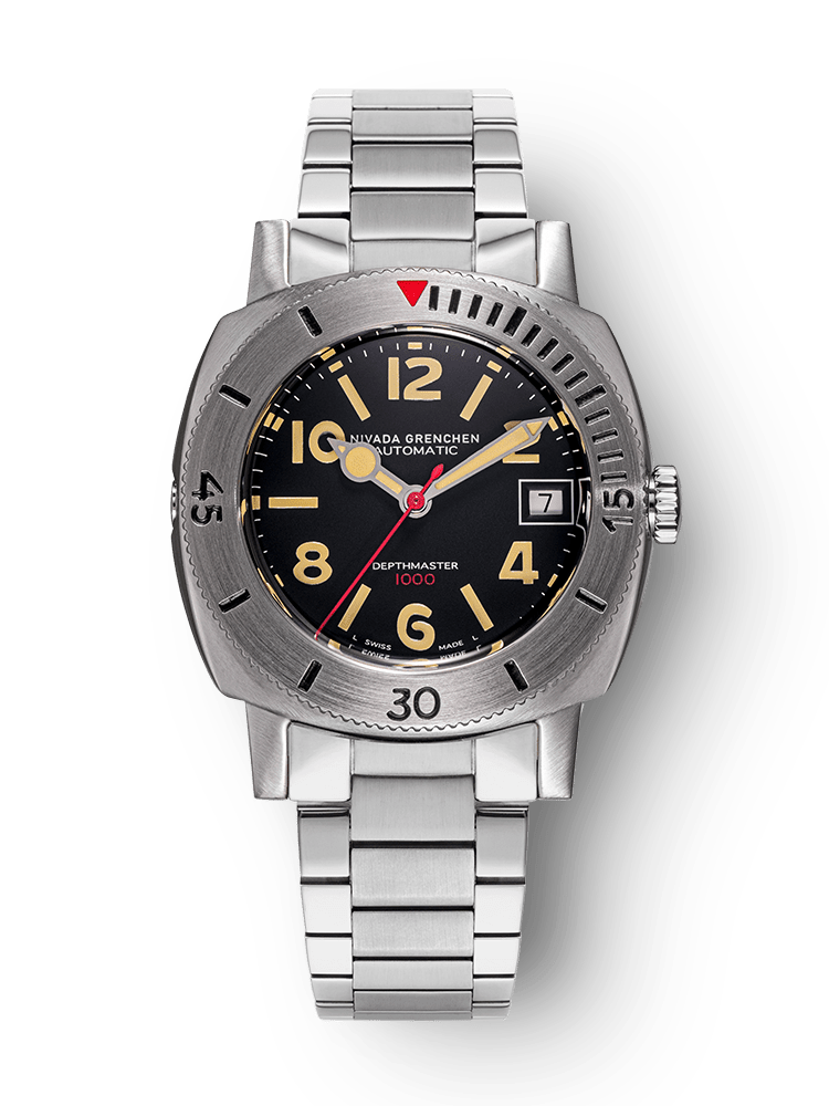Nivada Numerals Date - Depthmaster Black 14106A20