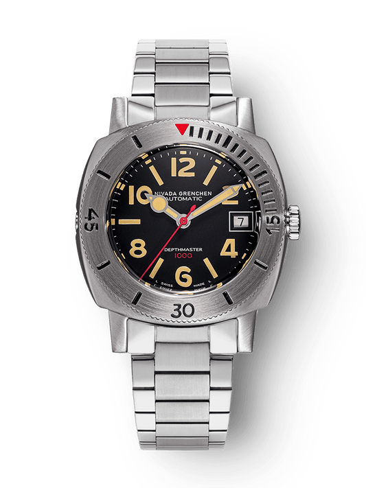 Nivada Numerals Date - Depthmaster Black 14106A20