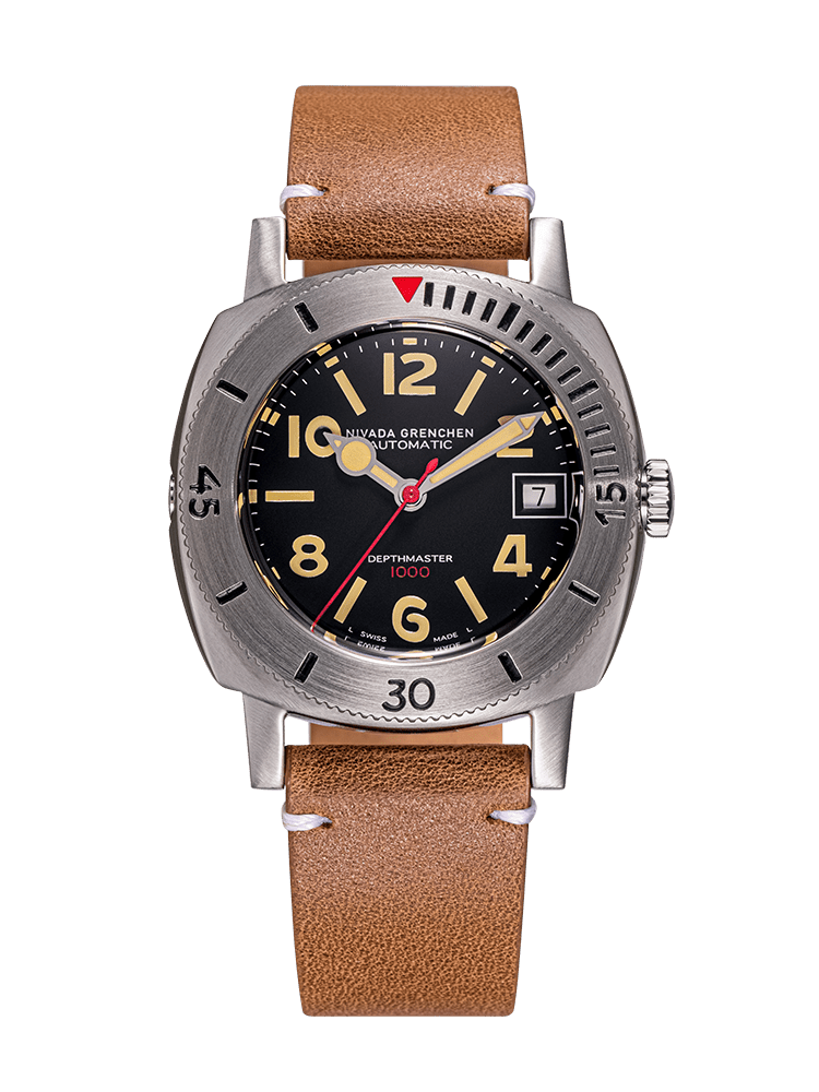 Nivada Numerals Date - Depthmaster Black 14106A02