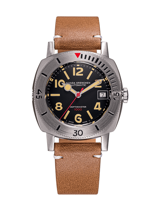 Nivada Numerals Date - Depthmaster Black 14106A02