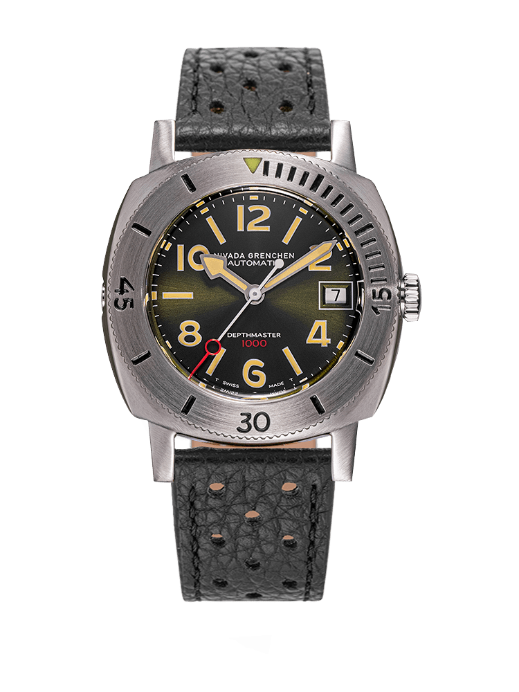 Nivada Numerals Date - Depthmaster Green 14103A10