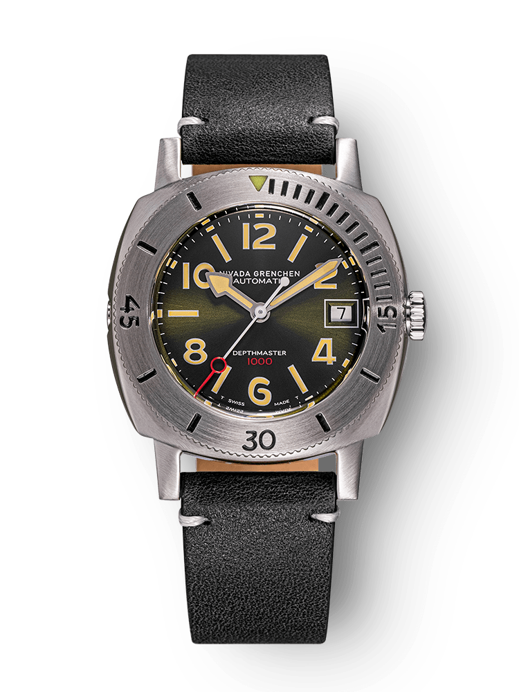 Nivada Numerals Date - Depthmaster Green 14103A17