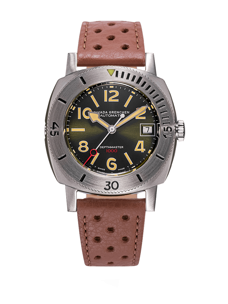 Nivada Numerals Date - Depthmaster Green 14103A23