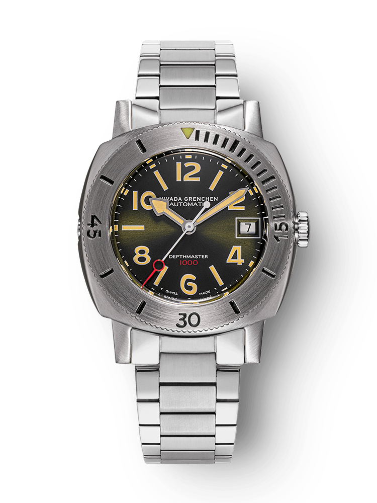 Nivada Numerals Date - Depthmaster Green 14103A20