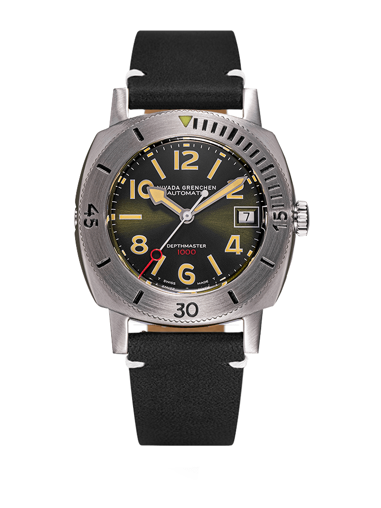 Nivada Numerals Date - Depthmaster Green 14103A15