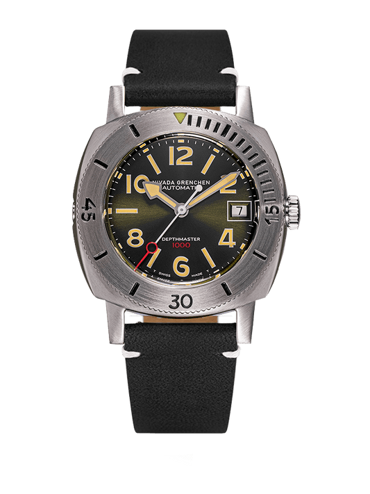 Nivada Numerals Date - Depthmaster Green 14103A15