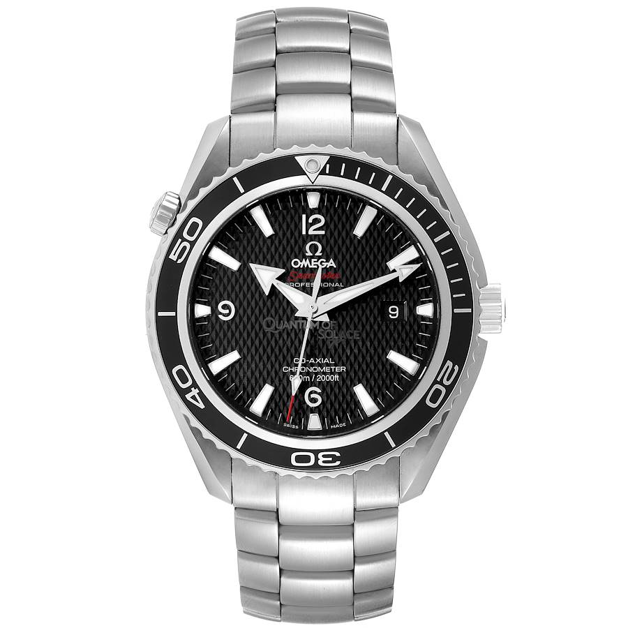 Omega 007 James Bond Planet Ocean Quantum Solace Limited Edition Steel Mens Watch 222.30.46.20.01.001