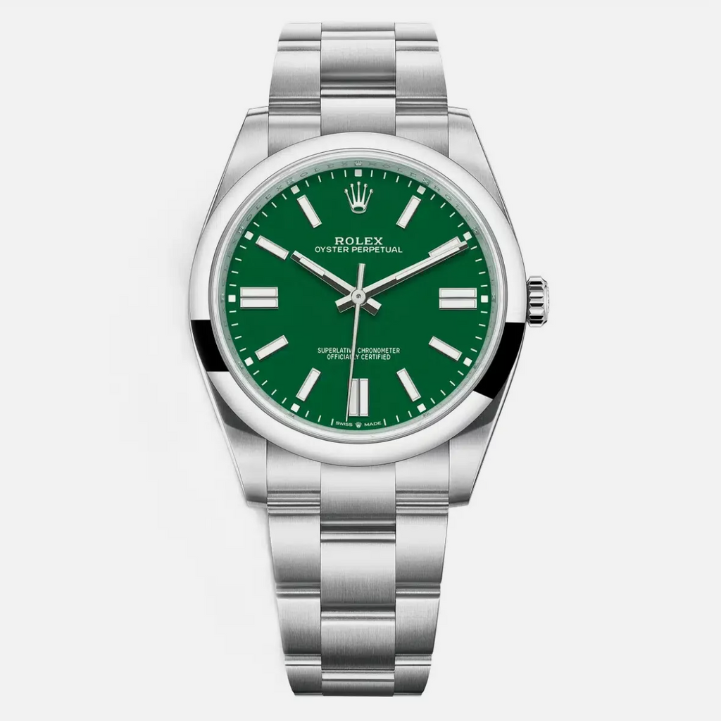 Rolex Oyster Perpetual 41MM Green Dial 124300 New