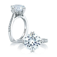 A.Jaffe Engagement Rings Round Statement Engagement Ring MES421/130