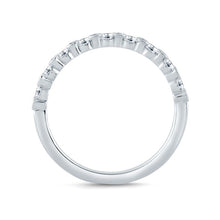 A.Jaffe Stackable Rings Alternating Bezel Set Half Circle Stackable Band WR1057/28