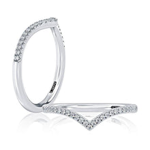 A.Jaffe Stackable Rings Curved Diamond Wedding Band WRC1254HB/13