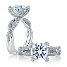 A.Jaffe Engagement Rings Designer Royal Vine Engagement Ring MES562/240