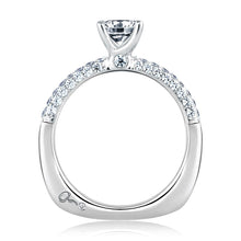 A.Jaffe Engagement Rings Classic French Pave Top & Profile Ring MES307/151