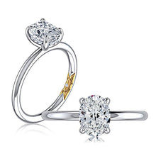 A.Jaffe Engagement Rings Classic Four Prong Solitaire Oval Diamond Engagement Ring with Hidden Halo MECOV2957L/209