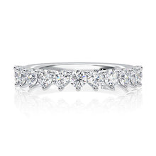 A.Jaffe Stackable Rings Classic Three Prongs Round Diamond Anniversary Band WRC1472H/90